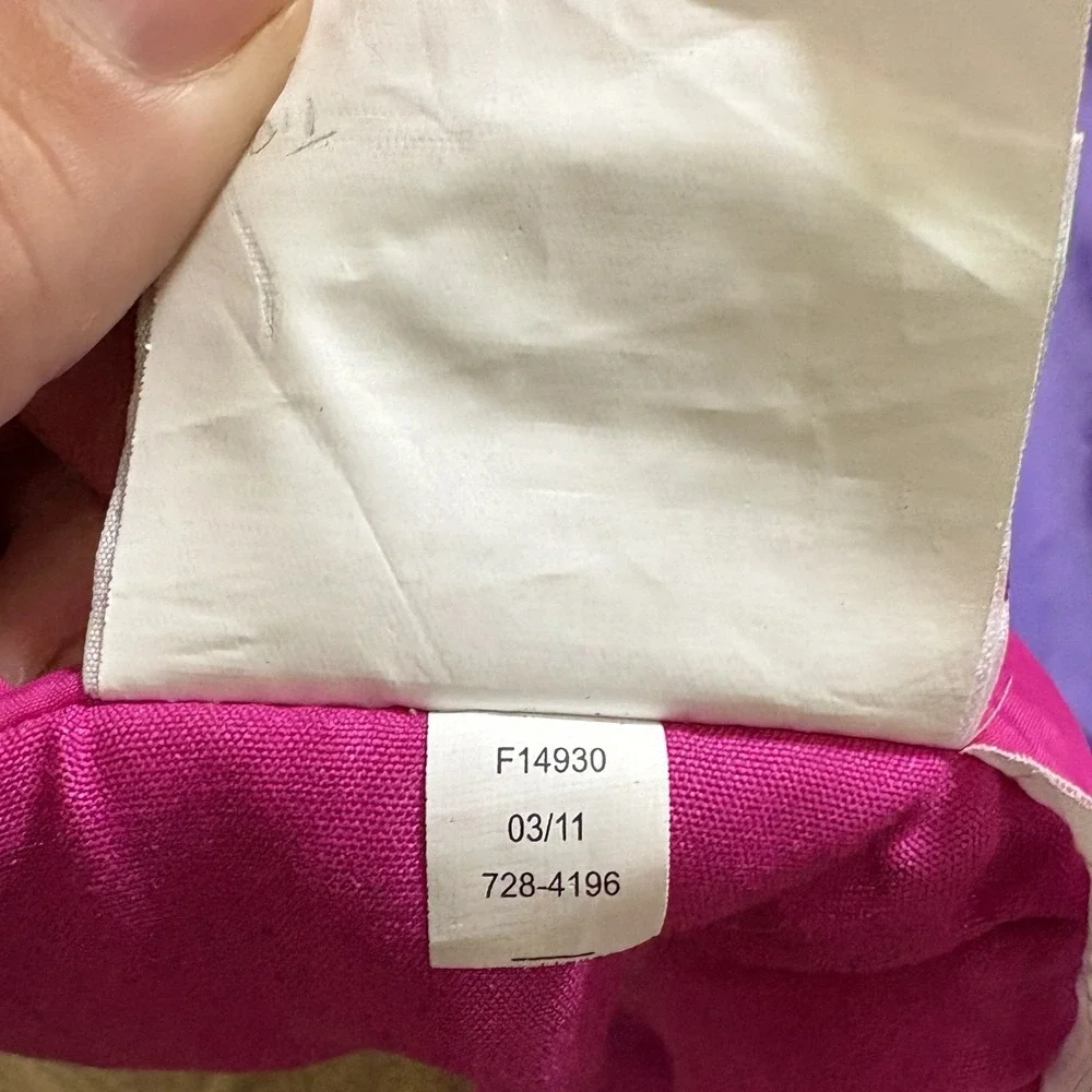 Y2K Millennial Seventeen Bed Comforter Pink Purple Blue Green Striped ~84x84 EUC